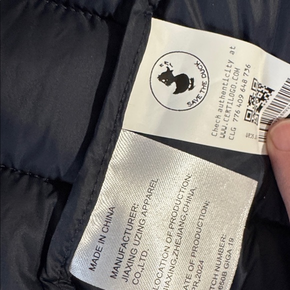 SAVE THE DUCK Youth ‘Age 10’ Vibrant Blue Jacket NWT! - Picture 8 of 10